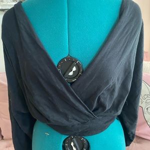 Free People Crossover Shirt